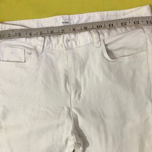 Soft&stretchy White Jeans Waist 28-30