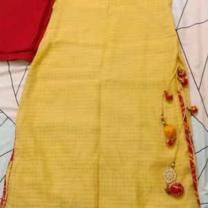 Kurti With Leggie And Dupatta