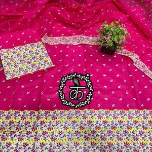 BEAUTIFUL COTTON PRINT RAJPUTI SUIT