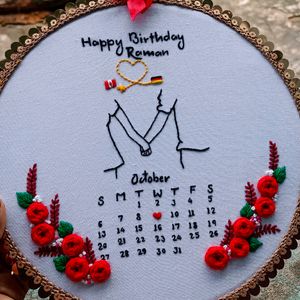 Birthday Hoop Art