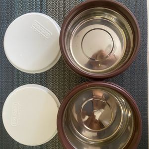 2 Layered Tiffin Box With Holder