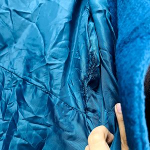 Blue Puffed Jacket