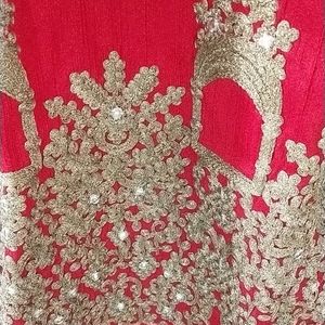 Embroidery Red Kurta♥️