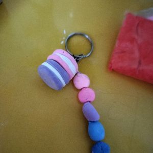 Handmade Customized Clay Keychain