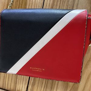 Red Black Handbag