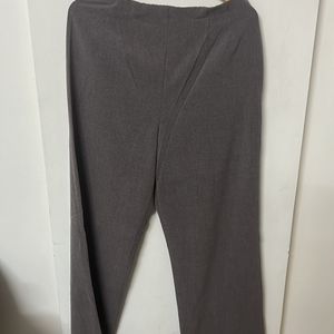 High waist Grey Wide Legs Pant 34 Size