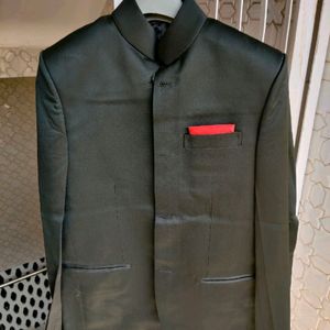 Black Jodhpuri Suit