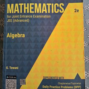 Cengage Algebra Jee Advanced by G Tewani