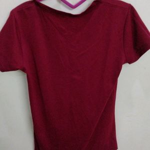 A Beautiful Maroon colour Shirt