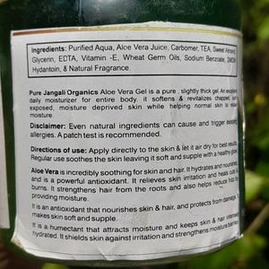 Aloevera Gel 100% Pure (No Chemical Added)