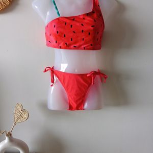 New Cute Watermelon Print Swimwear