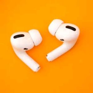 AIRPODS PRO + silicon case is for sale .   brand n