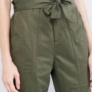 Max Women Olive Cotton Pant | Waist 26 | Hip 30 |