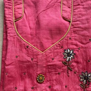 Beautiful Embroided Kurta Pant With Dupatta