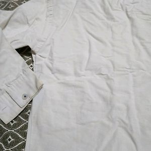 Once Used White Shirt For Kids Size 30