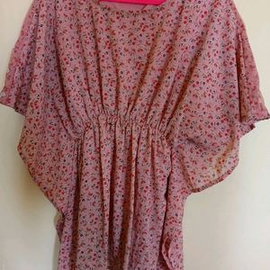 Floral Pink Kaftan