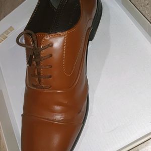 Men Formal Shoes Tan Color