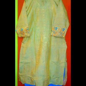 NEW KURTI WITH HEAVY EMBROIDERY