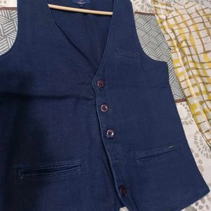 Navy Blue Party Wear Jacket