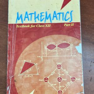 NCERT maths textbook part 2 class 12