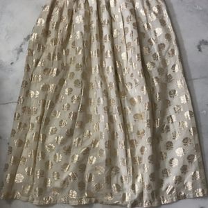 Golden Skirt Long