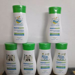 mama earth Shampoo Body Wash & Lotion For Babies