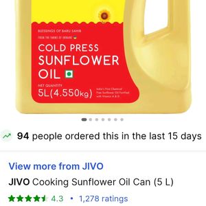 Jivo Cold Press Oil