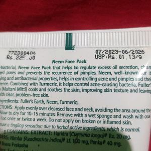 Himalaya Neem Face Pack