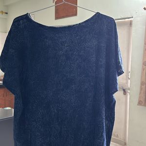 Simple Blue Abstract T-shirt