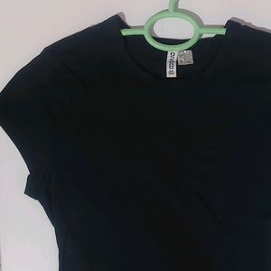 Plain H&M Black Top