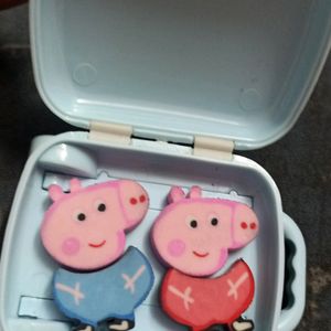 Peppa Pig Suitcase Very Cute With Eraser