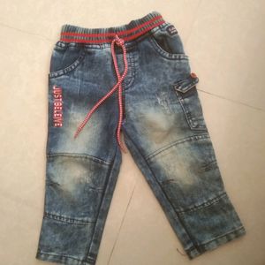 Kidzello Brand New Denim N Tshirt Set