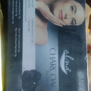 Alna Branded Charcoal Facial Kit 5step Best Quality