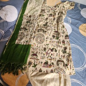 Stiched Churidar  Set. Total Chest Length 42cm