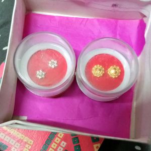 Real 22 Carat Gold Earrings   2 Combo