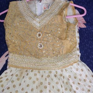 Yellow Frock/Dress For Girls