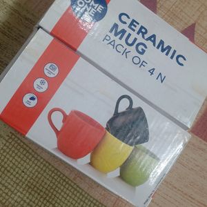 Ceramic Mug Pack Of 4
