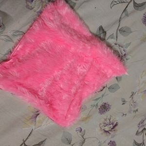 Furr Pink Cushion Cover