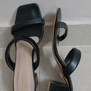 Black Block Heels