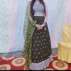 Green Lehenga 💚