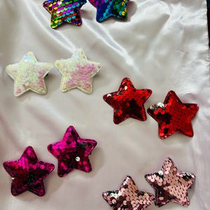 Pack Of 2 Sequins Hair Clip