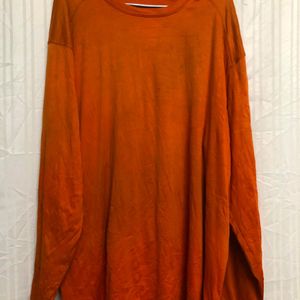 Orange Long Sleeve T Shirt