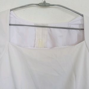 White Formal Top