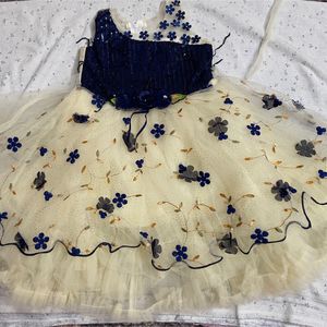 Party Wear Frock For Girls Aged 3 To 4years