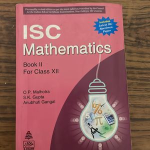 ISC Mathematics Class 12