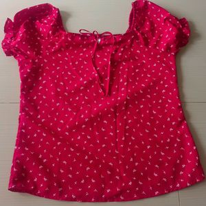 Red Unused branded Top