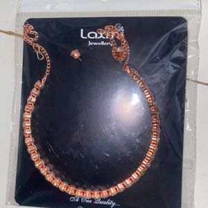 New Rose Gold Diamond Necklace