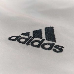 Adidas White Sports Shorts With Pockets