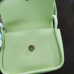 Savana Lime Green Sling Bag