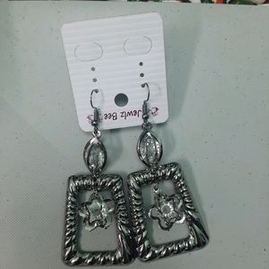 Silver Colour Earrings